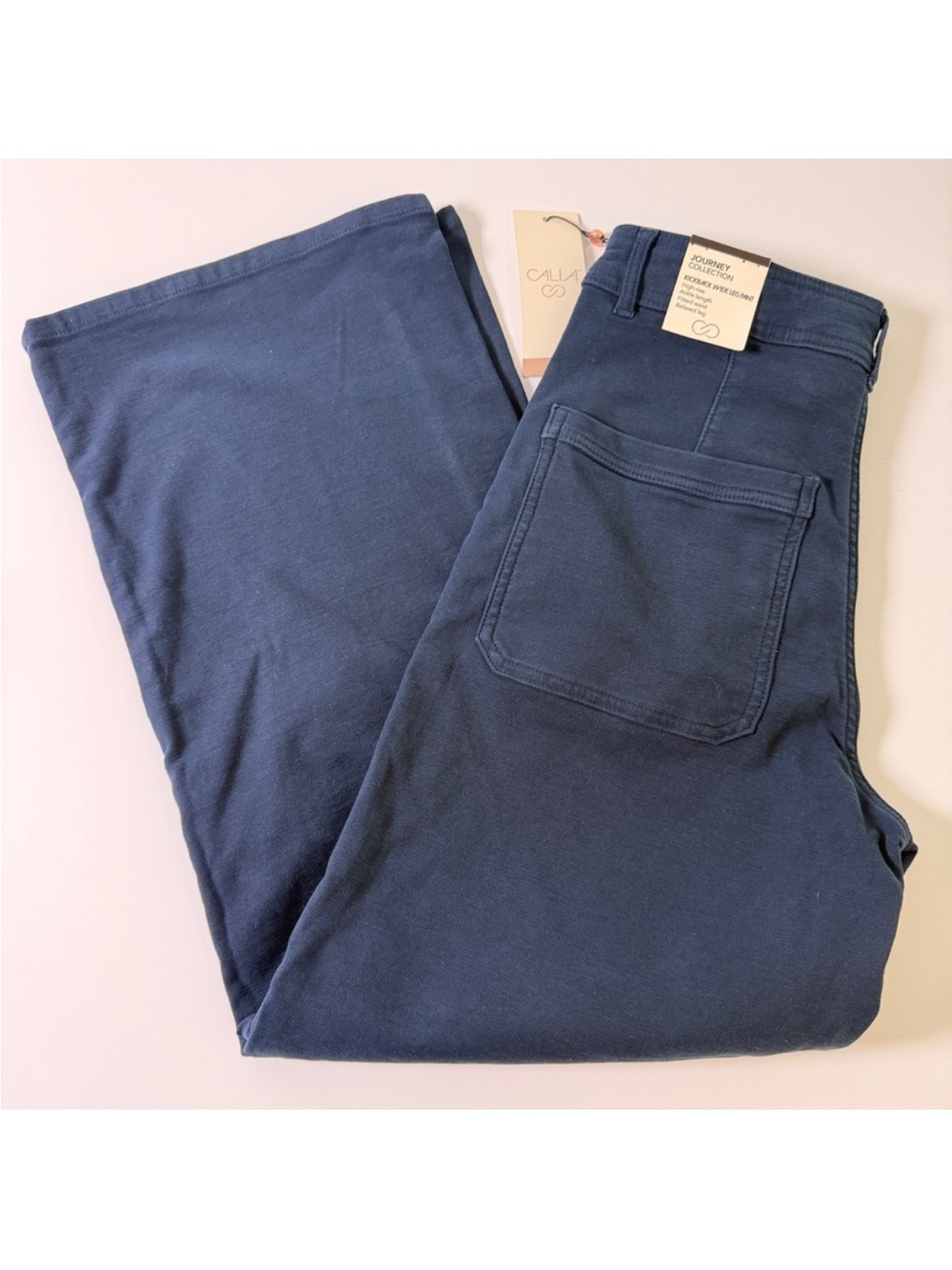 Calia by Carrie Underwood wide leg, high rise cropped pants with stretch sz 8 - Picture 8 of 8